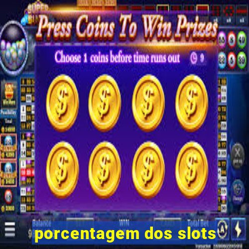 porcentagem dos slots